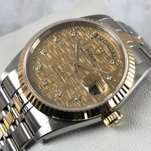 Tudor Prince Date-Day 76213 36mm Yellow gold and stainless steel Gold