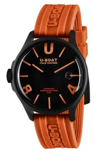 U-Boat Darkmoon 9538 Stainless steel and Black PVD Black