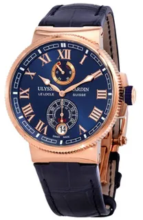 Ulysse Nardin Marine Chronometer Manufacture 1186-126/43 Rose gold Blue