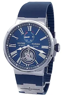 Ulysse Nardin Marine Tourbillon 1283-181-3/E3 Stainless steel Blue