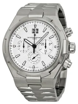 Vacheron Constantin Overseas Chronograph 49150/B01A-9095 42mm Stainless steel Silver