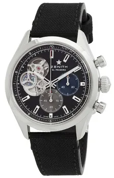 Zenith El Primero 03.3300.3604/21.C822 39mm Stainless steel Black