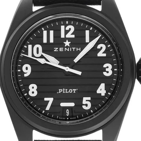 Zenith Pilot 49.4000.3620/21.I001 40mm Black ceramic Black