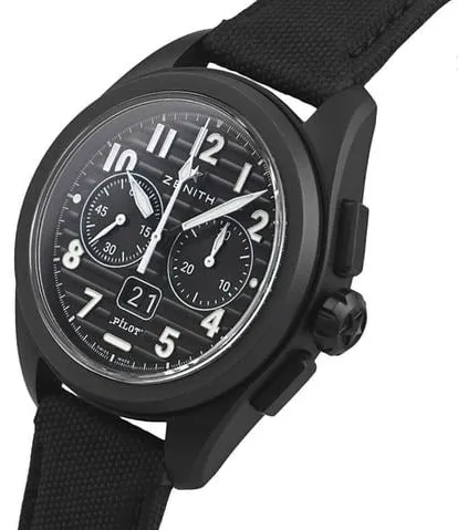 Zenith Pilot 49.4000.3652/21.I001 42.5mm Black ceramic Black