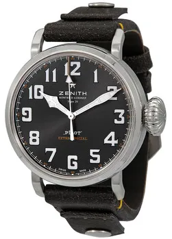 Zenith Pilot 03.2434.679/20.I010 45mm Stainless steel Gray