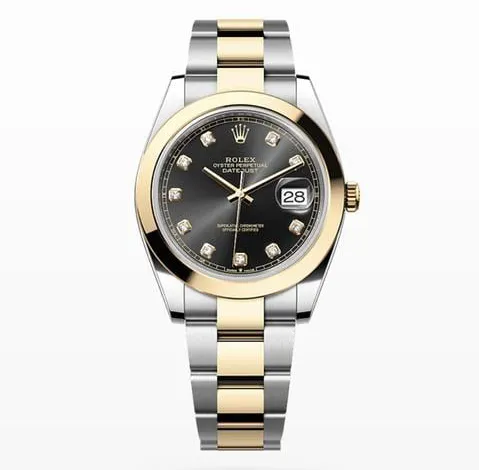 Rolex Datejust 41 126303 41mm Yellow gold Black