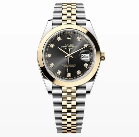 Rolex Datejust 41 126303 41mm Yellow gold Black