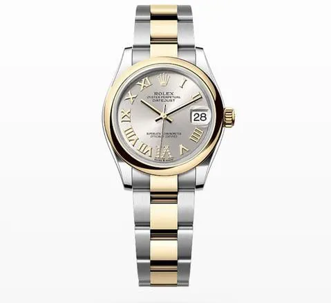 Rolex Datejust 31 278243 31mm Yellow gold and Stainless steel Silver