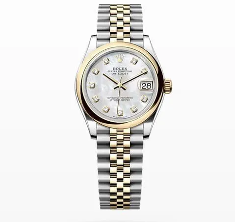 Rolex Datejust 31 278243 31mm Yellow gold and Stainless steel Mother-of-pearl