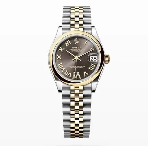 Rolex Datejust 31 278243 31mm Yellow gold and Stainless steel Gray