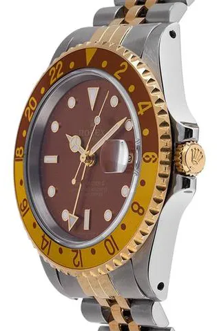 Rolex GMT-Master II 16713 40mm Yellow gold and Stainless steel Brown 2