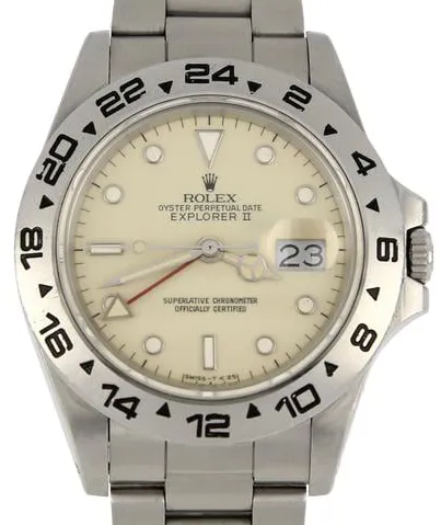 Rolex Explorer II 16550 40mm Stainless steel White