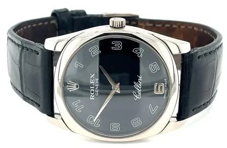 Rolex Cellini Danaos 4233 33mm White gold Black