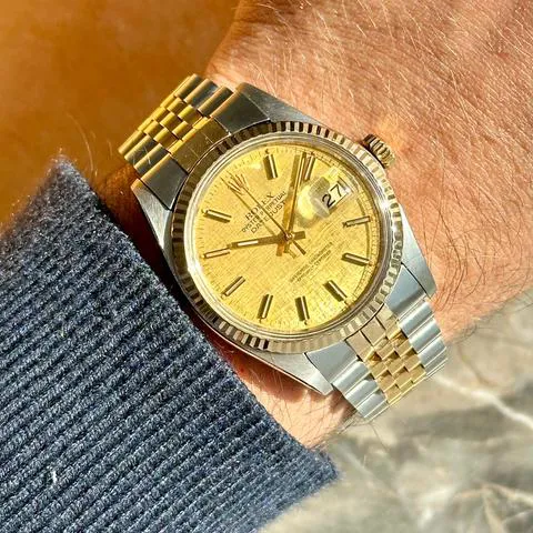Rolex Datejust 36 16013 36mm Yellow gold and stainless steel Gold 4