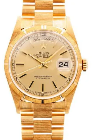 Rolex Day-Date 36 18248 36mm Yellow gold Champagne