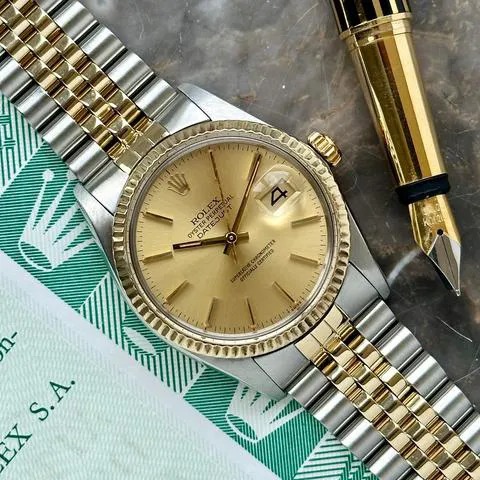 Rolex Datejust 36 16013 36mm Yellow gold and stainless steel Gold 5