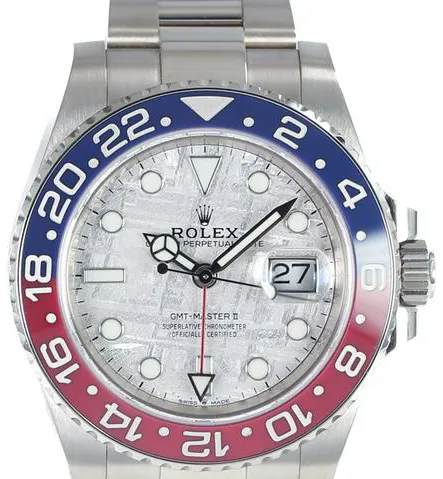 Rolex GMT-Master II 126719BLRO 40mm White gold Silver