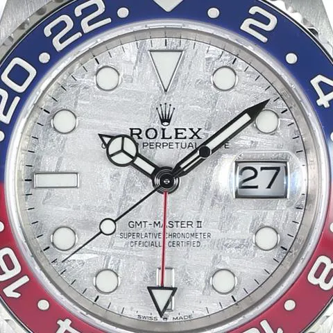 Rolex GMT-Master II 126719BLRO 40mm White gold Silver 1