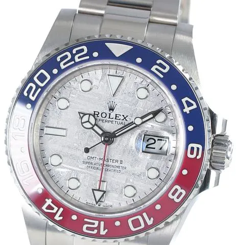 Rolex GMT-Master II 126719BLRO 40mm White gold Silver 4