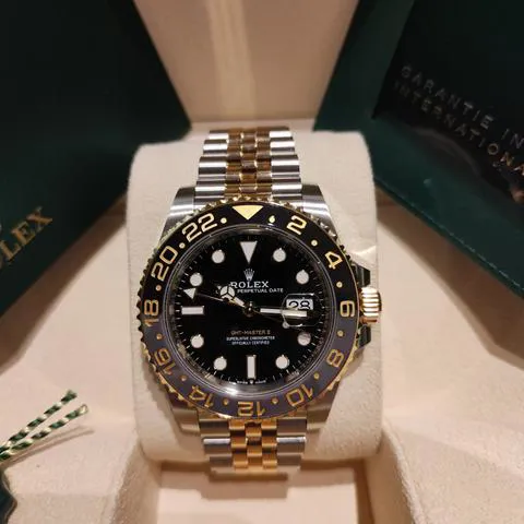 Rolex GMT-Master II 126713GRNR 40mm Yellow gold and Stainless steel Black