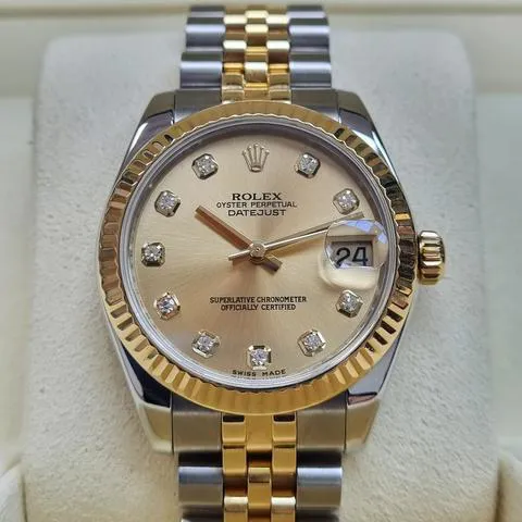 Rolex Datejust 31 178273 31mm Yellow gold and Stainless steel Champagne