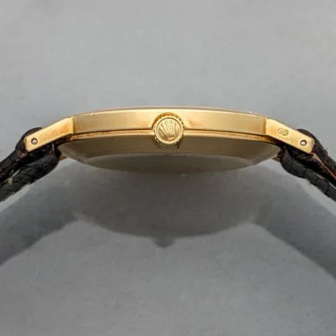 Rolex Cellini 4112 32mm Yellow gold Silver 2