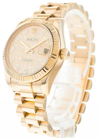 Rolex Datejust 31 178278 31mm Yellow gold Champagne 1