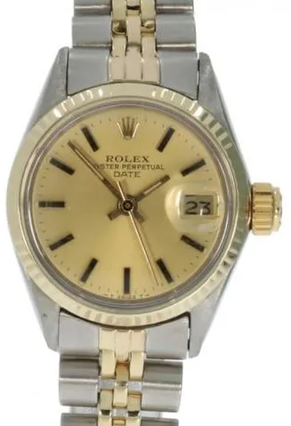 Rolex Oyster Perpetual Lady Date 6516 25mm Stainless steel Gold