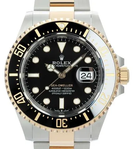 Rolex Sea-Dweller 126603 43mm Yellow gold and Stainless steel Black