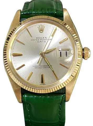 Rolex Oyster Perpetual Date 1500 34mm Yellow gold Gold