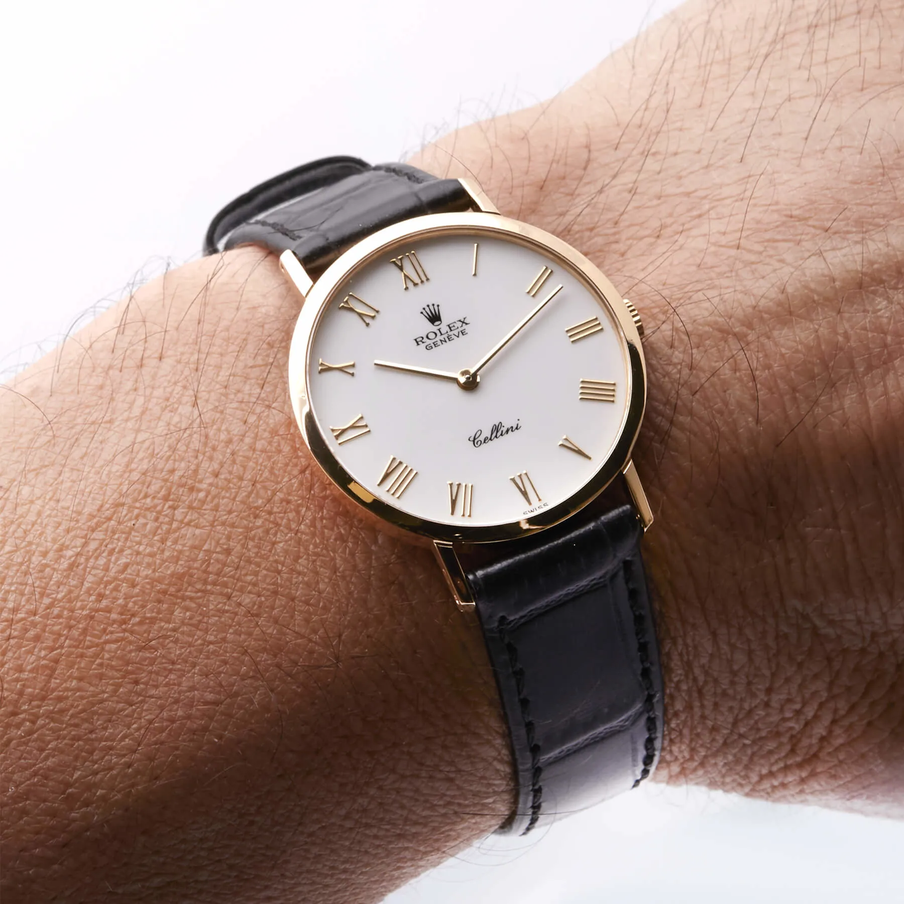 Rolex Cellini 4112 32mm Yellow gold bianco 4