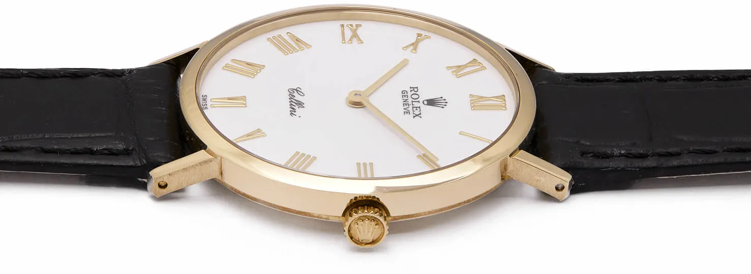 Rolex Cellini 4112 32mm Yellow gold bianco 7