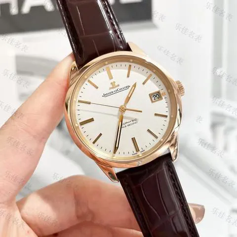 Jaeger-LeCoultre Geophysic True Second Q8012520 39.5mm Rose gold Silver