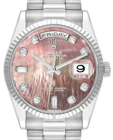 Rolex Day-Date 36 118239 36mm White gold White