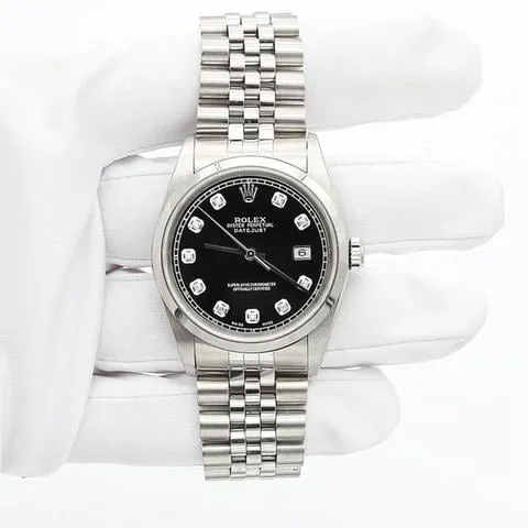 Rolex Datejust 36 16200 36mm Stainless steel Black