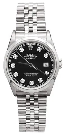 Rolex Datejust 36 16200 36mm Stainless steel Black 1