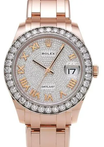 Rolex Pearlmaster 86285 39mm Rose gold Purple