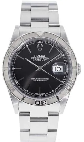 Rolex Datejust Turn-O-Graph 16264 36mm Stainless steel Black