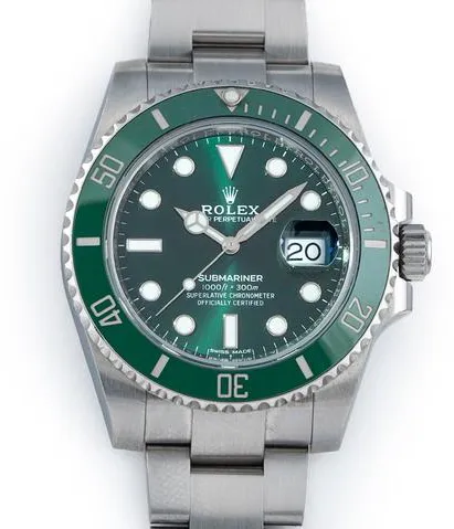 Rolex Submariner Date 116610LV 40mm Stainless steel Green