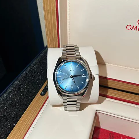 Omega Aqua Terra 150M 220.10.38.20.03.004 38mm Stainless steel Blue 9