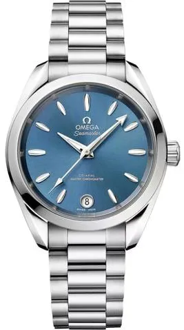 Omega Aqua Terra 220.10.34.20.03.002 34mm Stainless steel Blue