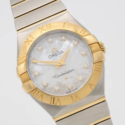 Omega Constellation 795.1011 28mm Yellow gold and Stainless steel Mother-of-pearl 3