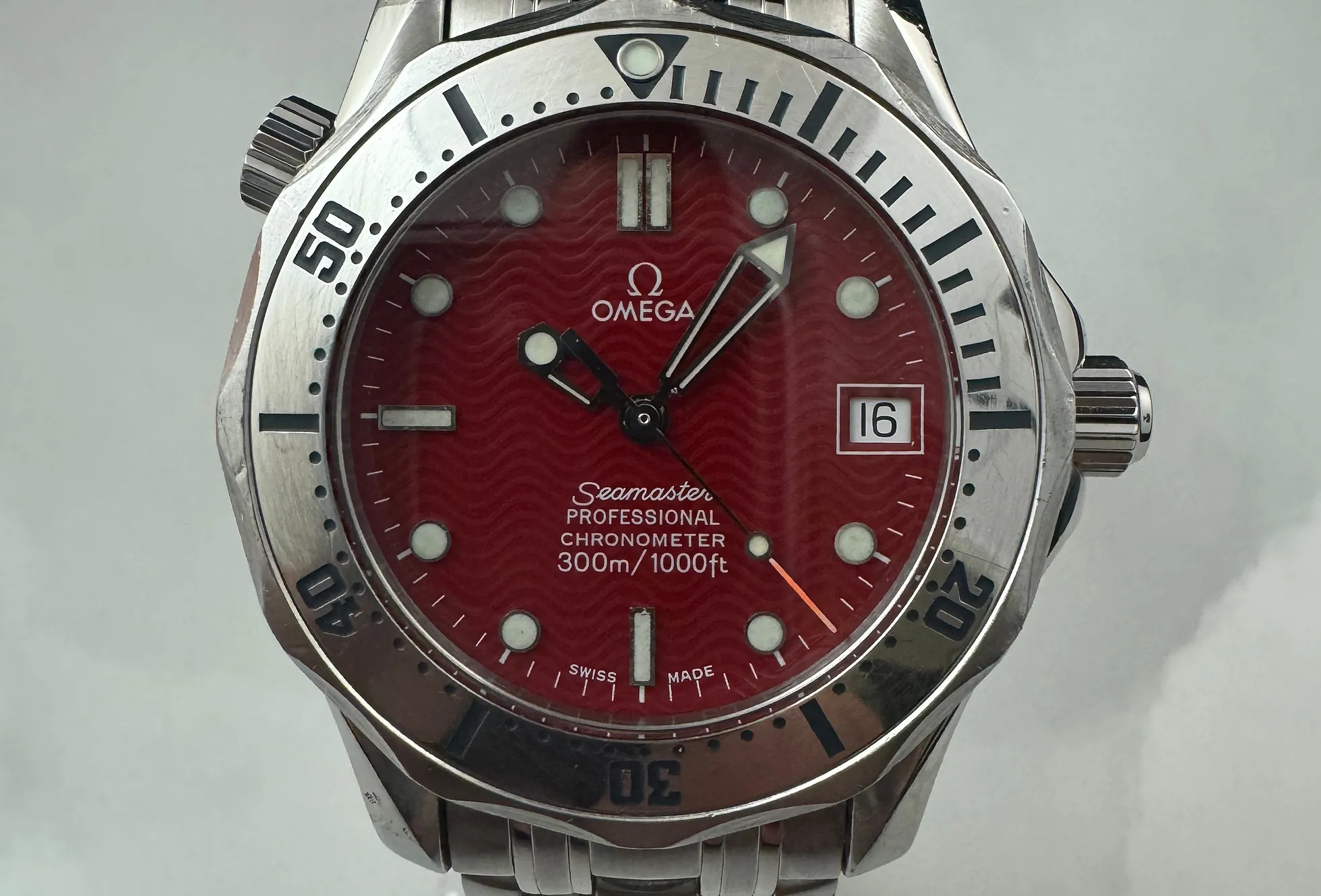 Omega Seamaster 2552.61 36mm Stainless steel Red