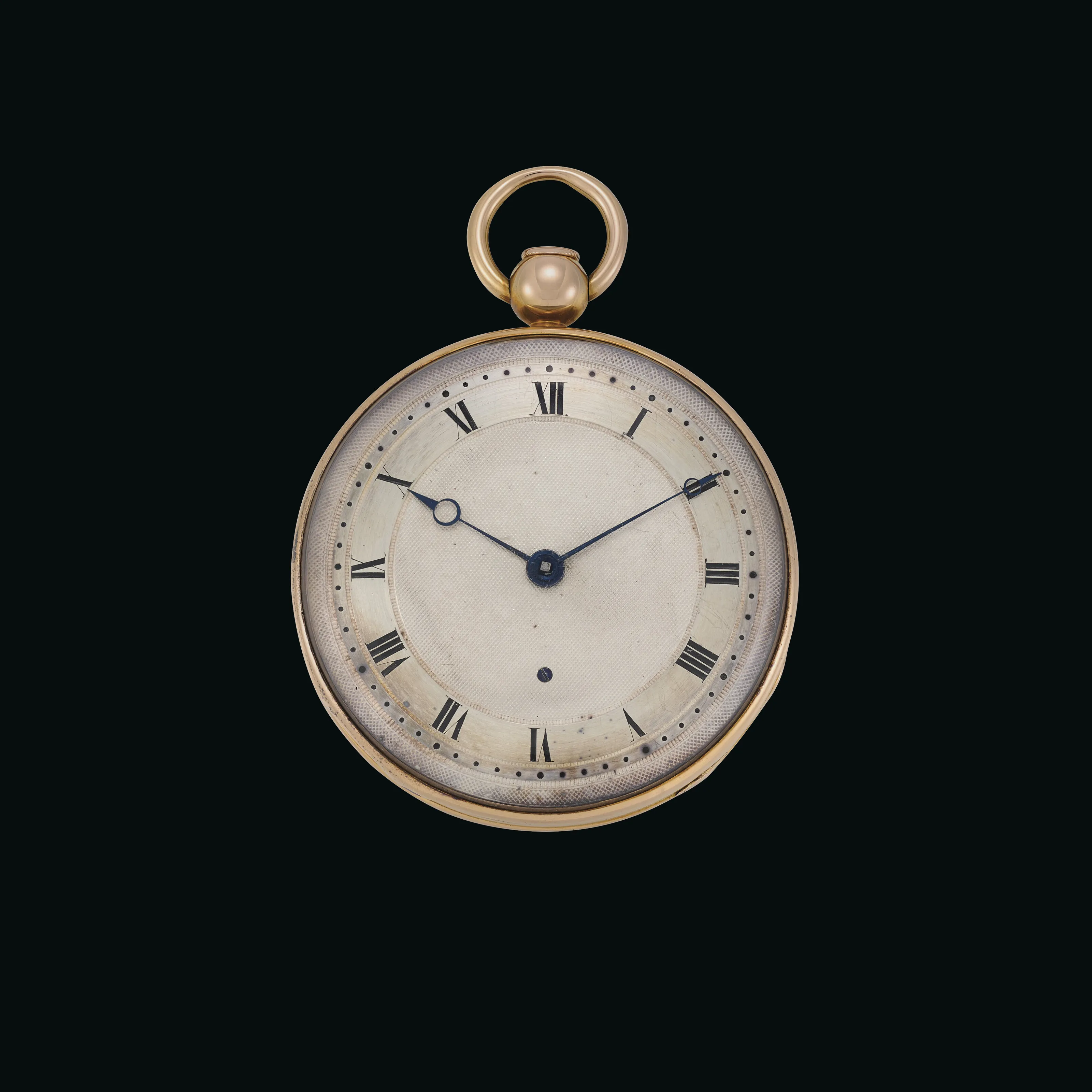 Breguet 47.5mm Silver and Yellow gold and Enamel Silver