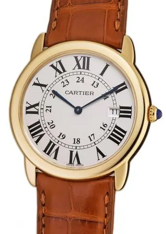 Cartier Ronde Solo de Cartier W6700455 36mm Yellow gold Silver