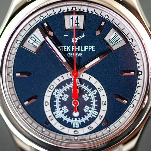 Patek Philippe Annual Calendar Chronograph 5960/01G-001 40.5mm White gold Blue 15