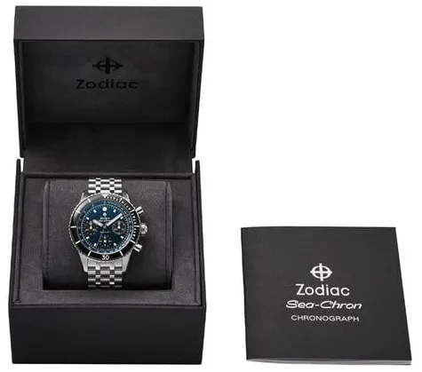 Zodiac ZO3605 42mm Stainless steel Blue 1