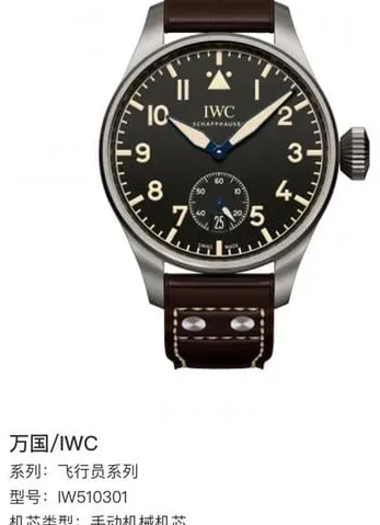 IWC Big Pilot IW510301 48mm Titanium Black 6