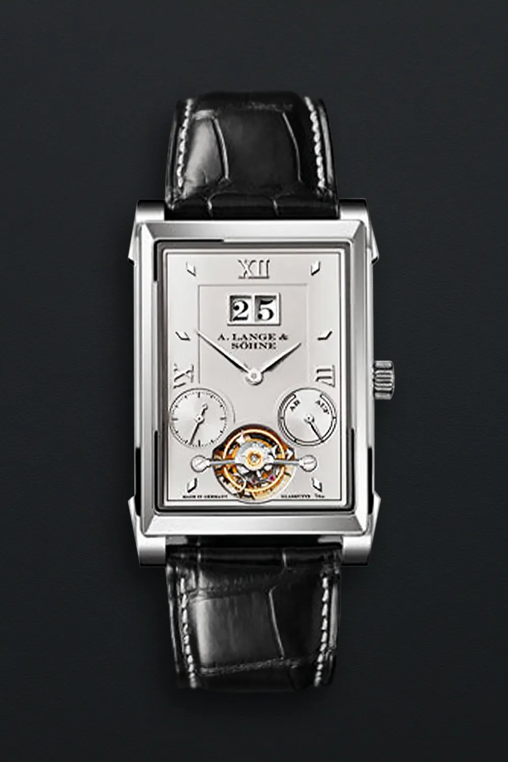 A. Lange & Söhne Cabaret 703.025 29.5mm Platinum Silver