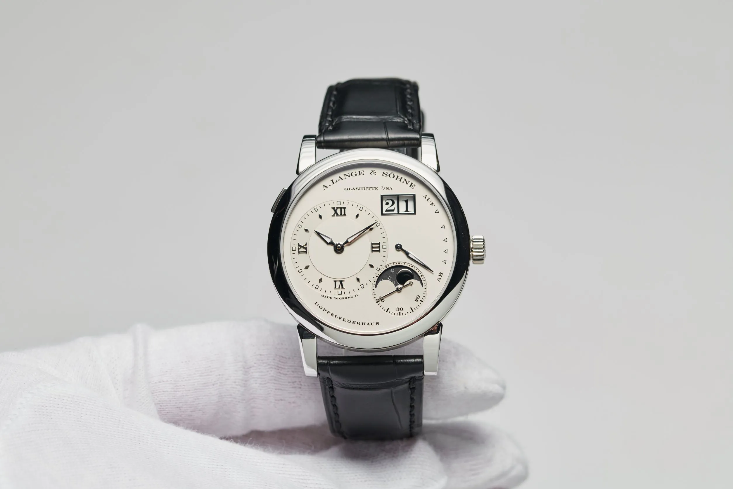 A. Lange & Söhne Lange 1 109.025 38.5mm Platinum Silver 1